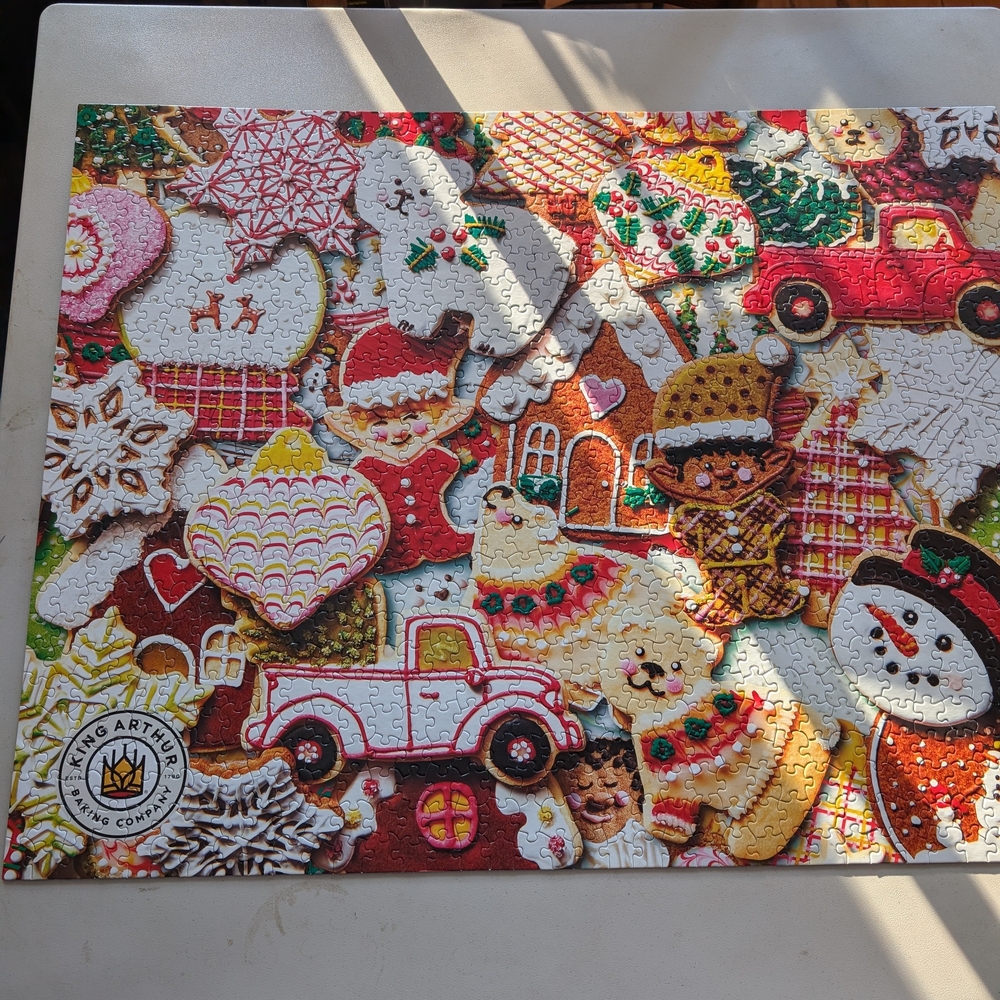 White Mountain "King Arthur Baking Company Holiday Cookies" 1,000 Piece Puzzle